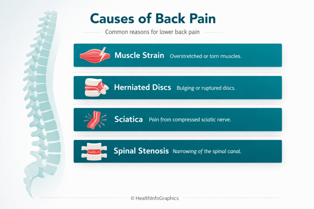 Causes of back Pain