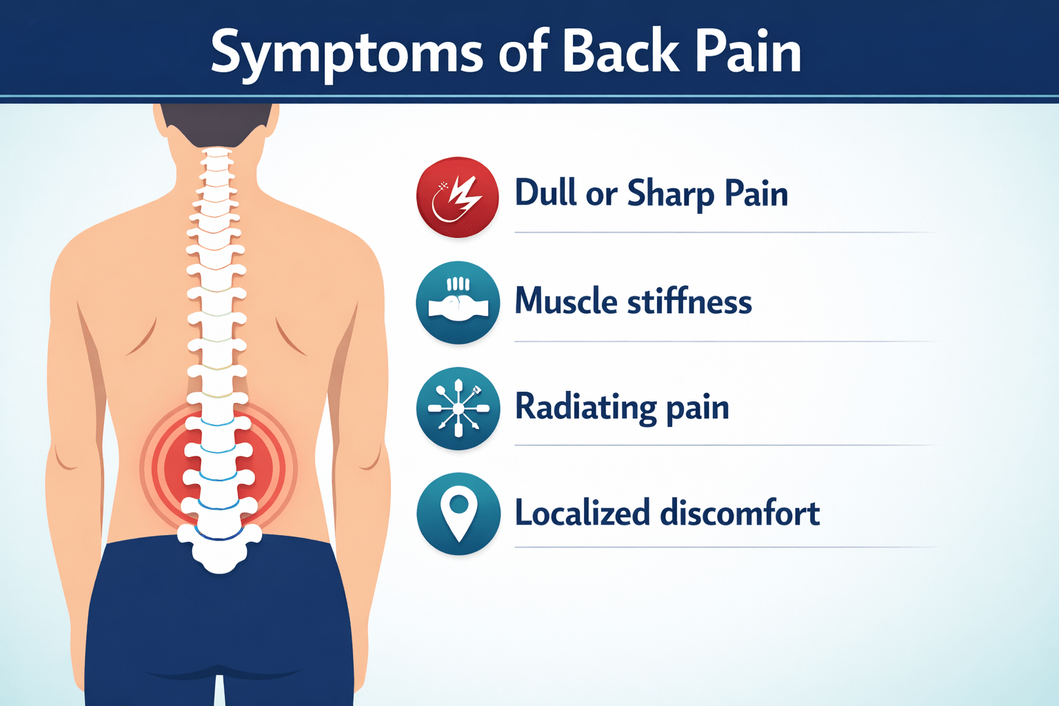 Symptoms of Back Pain