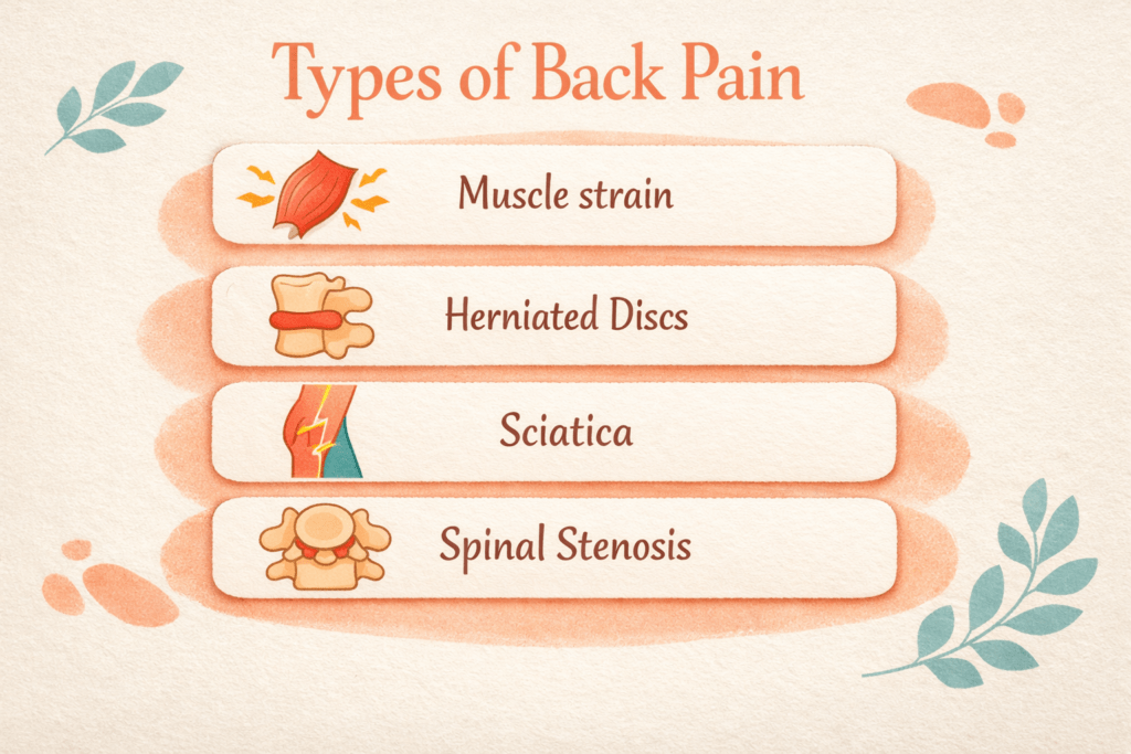 Types of Back Pain
