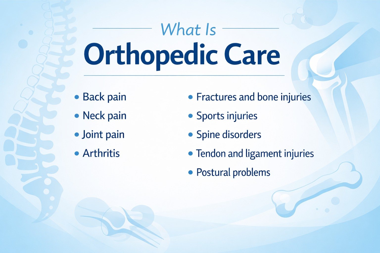 What Exactly is Orthopedic Care
