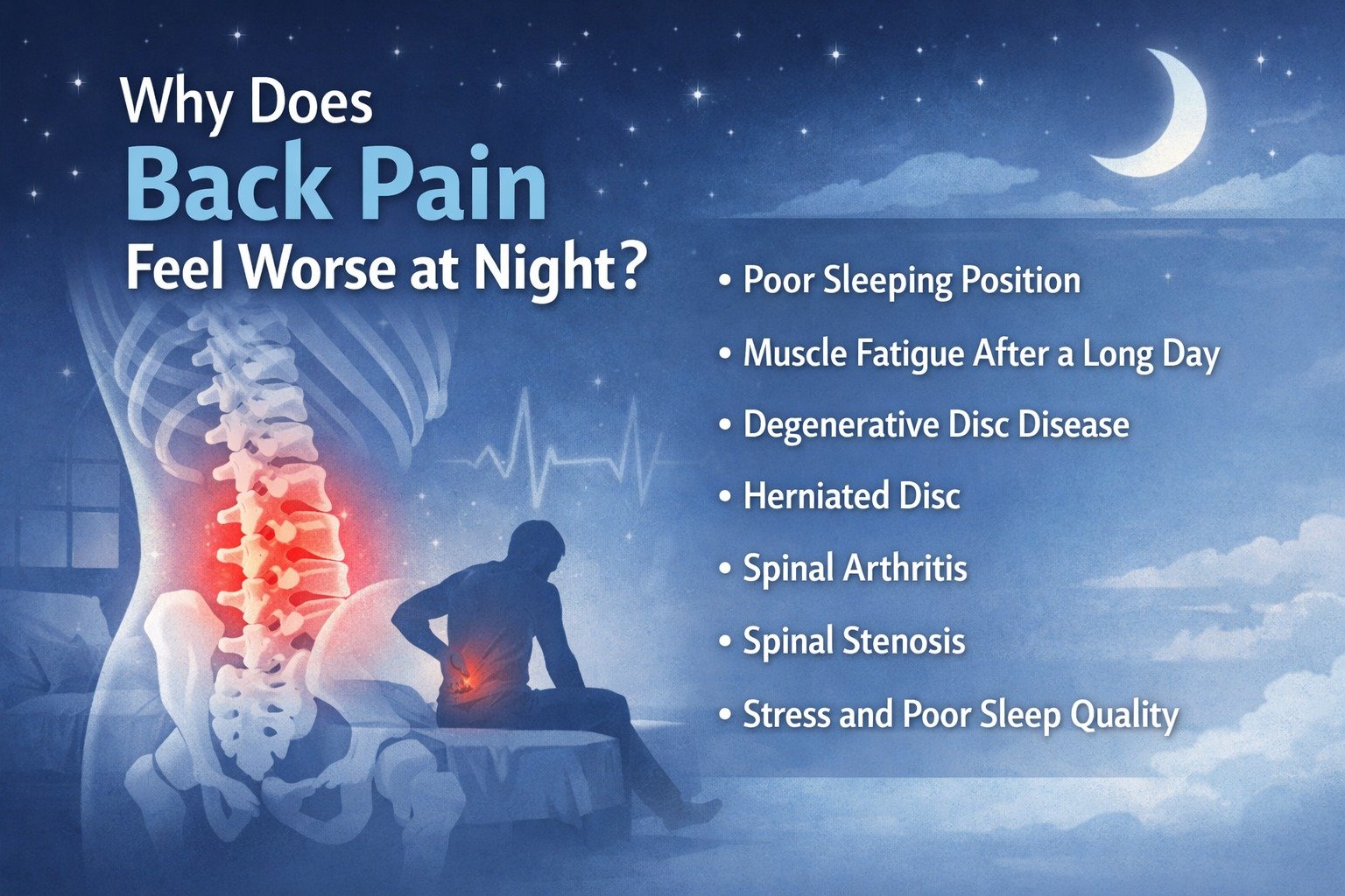 Why Does Back Pain Feel Worse at Night