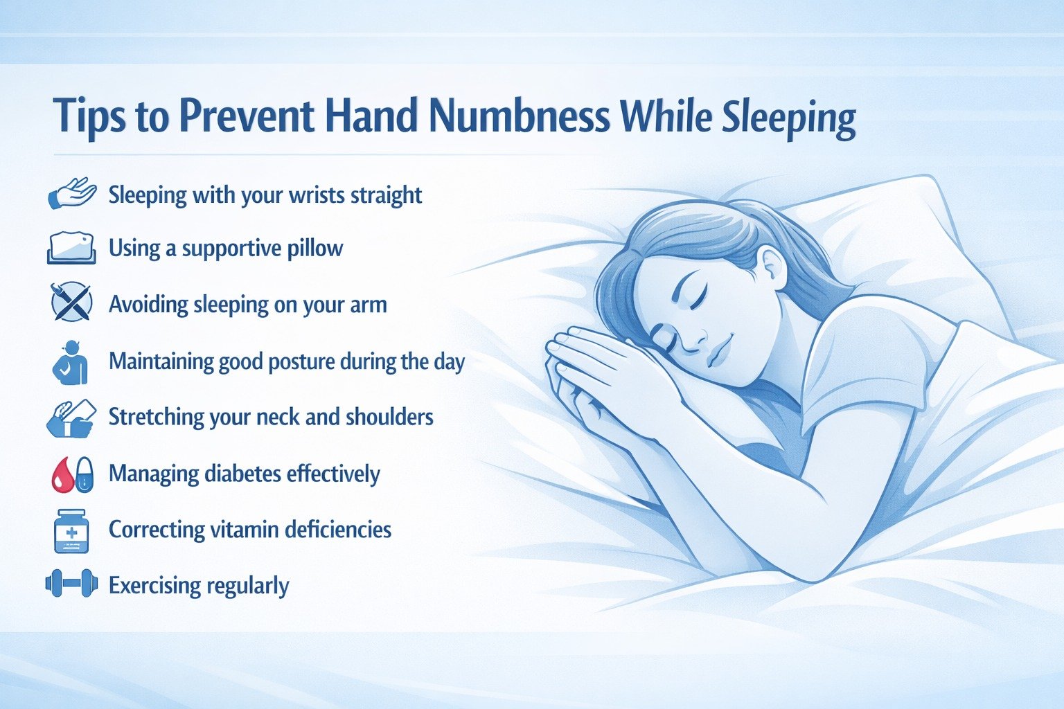 Tips to Prevent Hand Numbness While Sleeping