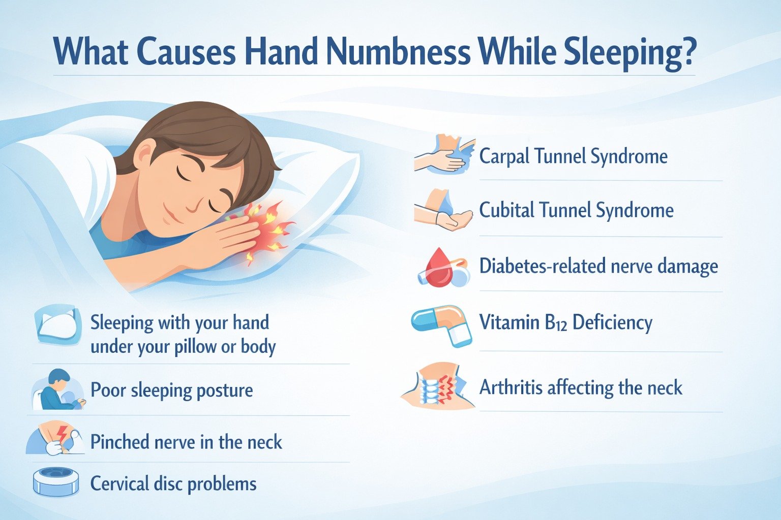 What Causes Hand Numbness While Sleeping?