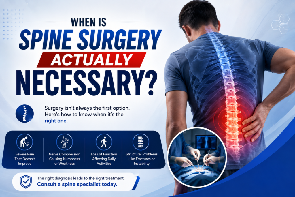 When Is Spine Surgery Actually Necessary?